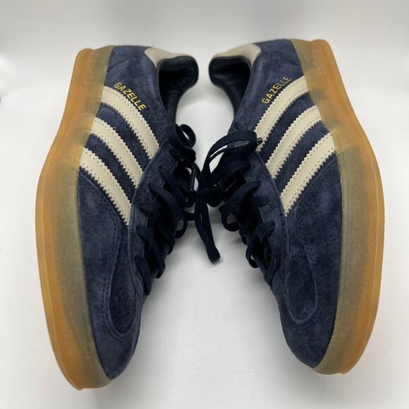 Adidas Gazelle Shoes Originals Sneakers Legen Ink Blue White IH7501 Men\'s Sz 7.5 main image 5